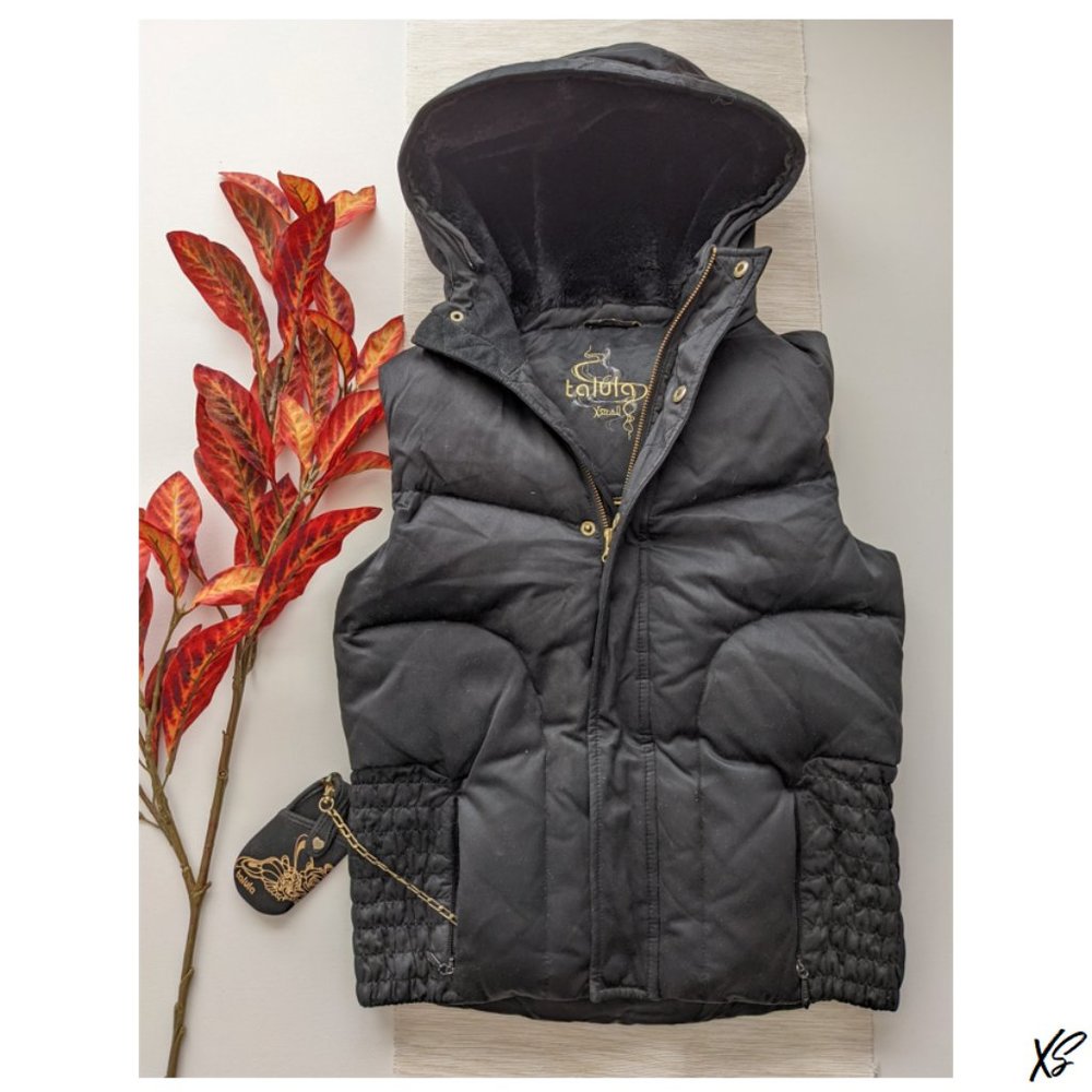 Black Talula (Aritzia) Duck Down Puffy Vest, size XS